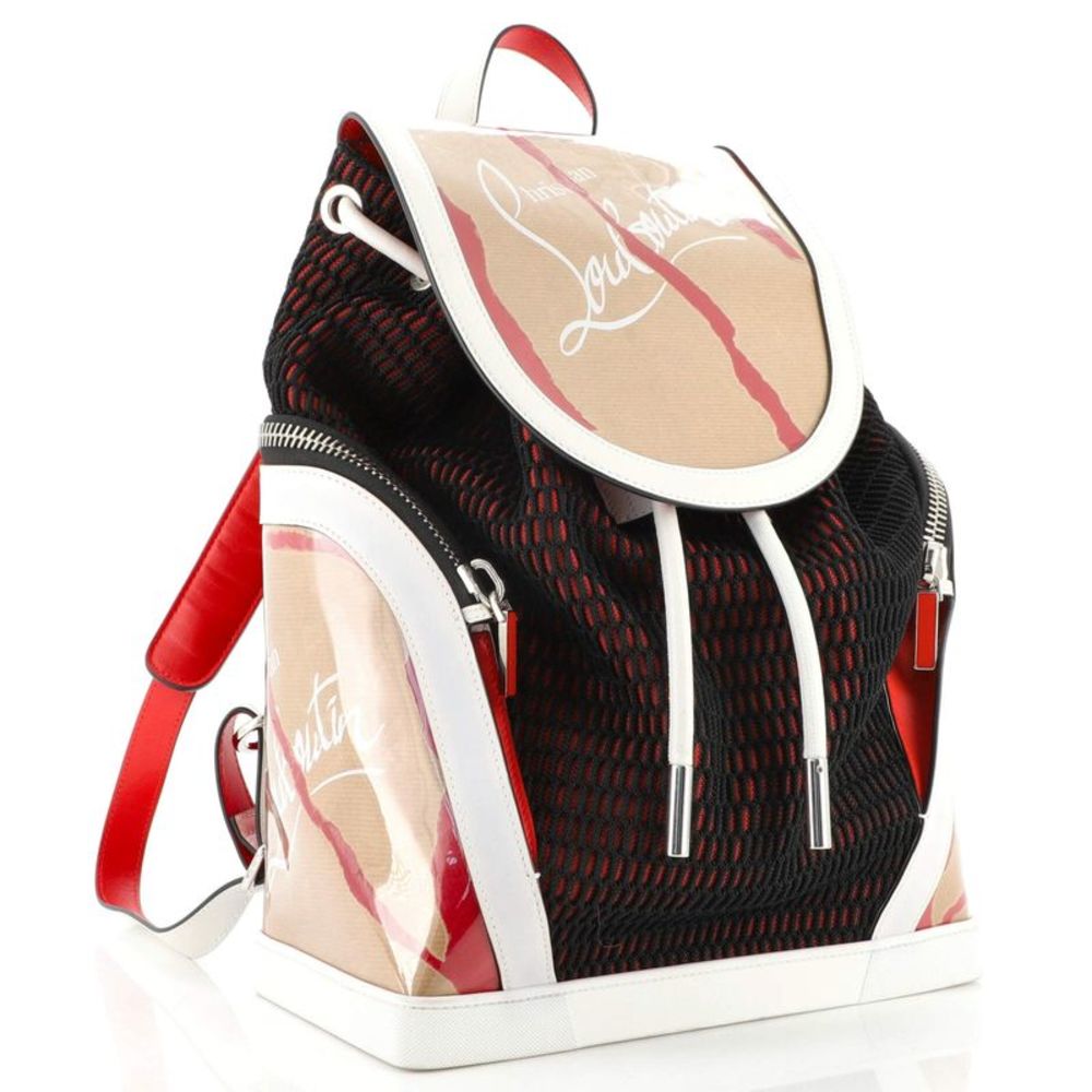 Christian Louboutin Explorafunk Backpack PVC and Leather - Picture 2 of 7